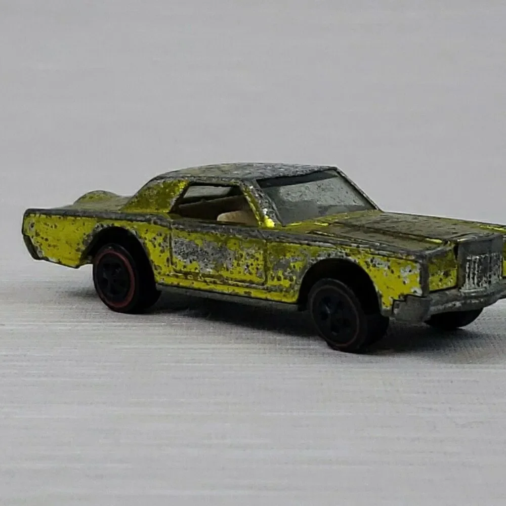 Mattel RedLine Hot Wheels Custom Continental Mark III Antifreeze Car Toy- Flaws